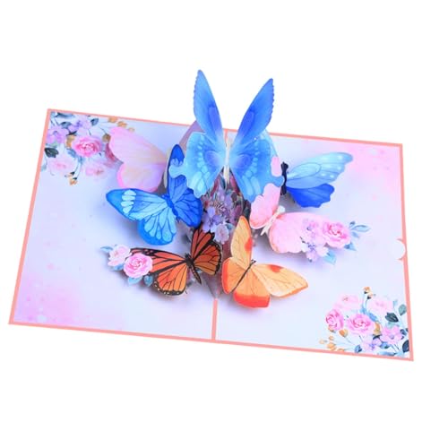 Sharplace Geschenkkarte zum Muttertag, dekorative 3D-Papierskulpturkarte, blumig duftende Segenskarte für Frauen, Ehefrau, Duftender Osmanthus von Sharplace