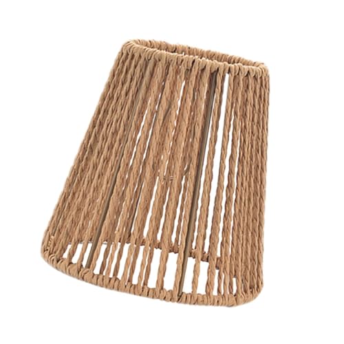 Sharplace Gewebter Lampenschirm Boho Kreativer Bauernhaus-Lichtbezug Handgewebter Pendelleuchtenschirm Kronleuchterschirm zum Aufhängen von Leuchtmitteln, Gestreift Sharplace Gewebter Lampenschirm Boho Kreativer Bauernhaus-Lichtbezug Handgewebter Pendelleuchtenschirm Kronleuchterschirm zum Aufhängen von Leuchtmitteln, Gestreift von Sharplace