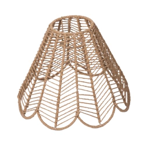 Sharplace Hängelampenschirm, Lampenschirm aus Rattanimitat, Deckenlampenschirm, Kronleuchter-Lichtabdeckung, Lampenschirm für Kücheninsel-Schlafzimmer Sharplace Hängelampenschirm, Lampenschirm aus Rattanimitat, Deckenlampenschirm, Kronleuchter-Lichtabdeckung, Lampenschirm für Kücheninsel-Schlafzimmer von Sharplace