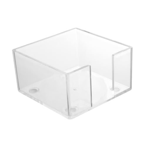 Sharplace Haftnotizhalter aus Acryl, selbstklebender Notizblockhalter, transparente Hülle, Schreibtisch-Organizer für Arbeit, Kollegen, Büro, Wohnheim, Familie von Sharplace