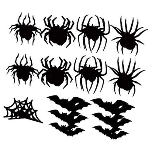 Sharplace Halloween Fledermaus-Wandaufkleber, leuchtender Hintergrund, Halloween-Dekoration, Fledermaus-Wanddekoration für Wohnzimmer und Esszimmer, 30 Stück Sharplace Halloween Fledermaus-Wandaufkleber, leuchtender Hintergrund, Halloween-Dekoration, Fledermaus-Wanddekoration für Wohnzimmer und Esszimmer, 30 Stück von Sharplace