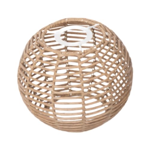 Sharplace Handgewebter Lampenschirm-Lichtschirm, klassisches kreatives Geschenk, hängende Lampenabdeckung, Lampenschutz für Küche, Café, Wohnzimmer, dekorativ von Sharplace