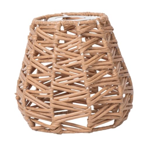 Sharplace Imitation Rattan gewebter Lampenschirm, rustikal, Heimdekoration, Pendelleuchte, Boho-Lampenschirm für Küche, Zuhause, Wohnzimmer, Style A Sharplace Imitation Rattan gewebter Lampenschirm, rustikal, Heimdekoration, Pendelleuchte, Boho-Lampenschirm für Küche, Zuhause, Wohnzimmer, Style A von Sharplace