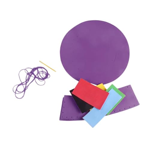Sharplace Kinder DIY Hat Material Kit Kinder DIY Bastelkindergärten Aktivitäten Kostüm Accessoire Leicht für Jungen Mädchen Hut Machen Kit Making, Lila von Sharplace