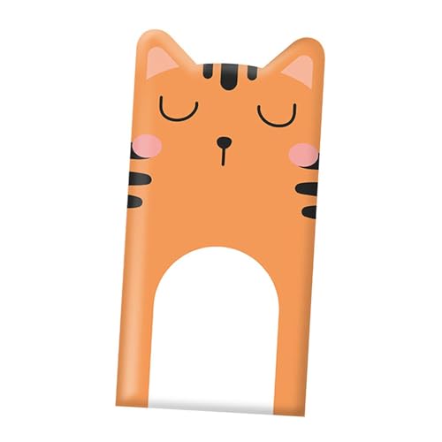 Sharplace Kinderzimmer Wandpolster 3D Cartoon Sticker Kopfteil Matte Anti -Kollisions -Pad für Jungen und Zimmer Schlafzimmer Kinder Spielzimmer, Orangefarbenes Katzenmuster von Sharplace