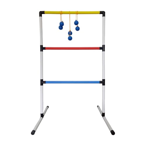 Sharplace Leiterwurfspiel-Set für draußen, Golfwurf-Set, Geschenkidee, einfache Montage, Übungsausrüstung, Aktivitäten für Familie und Freunde mit Bällen, 1 Leiter von Sharplace