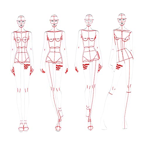 Sharplace Modezeichnung Lineal Set Figurenzeichnungsvorlage für, EIN Sharplace Modezeichnung Lineal Set Figurenzeichnungsvorlage für, EIN von Sharplace