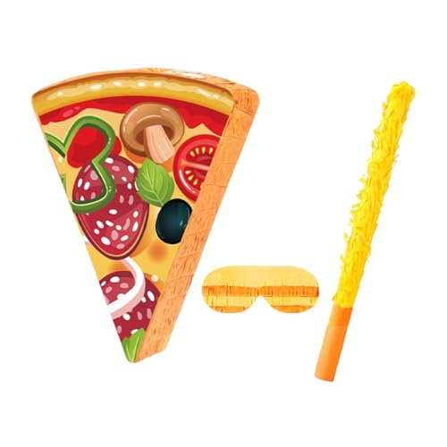 Sharplace Pizza-Piñata-Partyzubehör, Konfetti mit Stab, Geschenke, aufzubauen, Augenmaske, Party-Aktivitätszubehör für für Brautpartys Sharplace Pizza-Piñata-Partyzubehör, Konfetti mit Stab, Geschenke, aufzubauen, Augenmaske, Party-Aktivitätszubehör für für Brautpartys von Sharplace