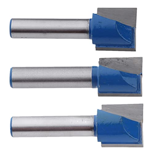 Sharplace Satz (3 Stücke) CNC Gravur Holzbearbeitung Nutfräser, 8mm Schaft von Sharplace