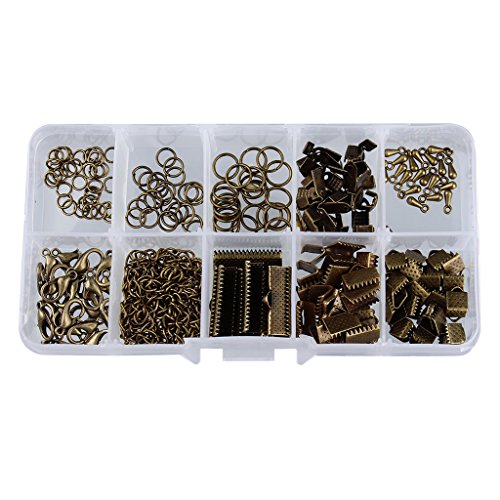 Sharplace Schmuckherstellung Kit aus aus Verschluss Kettenverschluss Karabiner, Bronze, 5MM-20MM von Sharplace