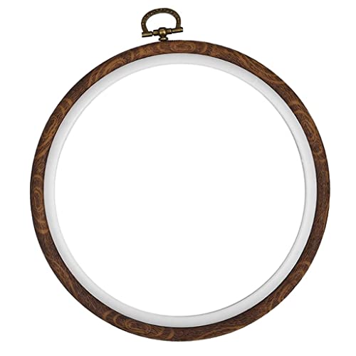 Sharplace Stickrahmen Kreis Hoop Ring für Stickerei, Handarbeiten, schneidern, Quilten, 17cm von Sharplace