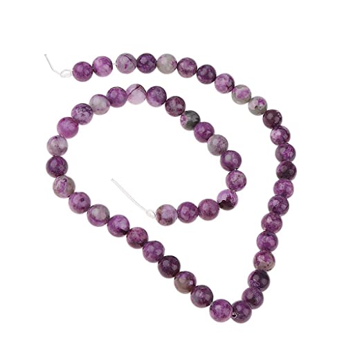 Sharplace Naturliche Sugilith 8mm Edelsteinperlen, Natur Sugilith Runde Lose Perle zum auffädeln für Halsketten, Armbänder, DIY-Basteln, Dekoration, Geschenk, Lila Sharplace Naturliche Sugilith 8mm Edelsteinperlen, Natur Sugilith Runde Lose Perle zum auffädeln für Halsketten, Armbänder, DIY-Basteln, Dekoration, Geschenk, Lila von Sharplace