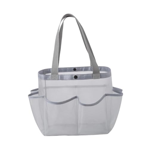 Sharplace Tragbare Duschtasche aus Netzstoff für Badezimmerzubehör, Duschtasche, Kulturbeutel, Organizer für Sommer, Camping und Fitnessstudio, Grau Sharplace Tragbare Duschtasche aus Netzstoff für Badezimmerzubehör, Duschtasche, Kulturbeutel, Organizer für Sommer, Camping und Fitnessstudio, Grau von Sharplace