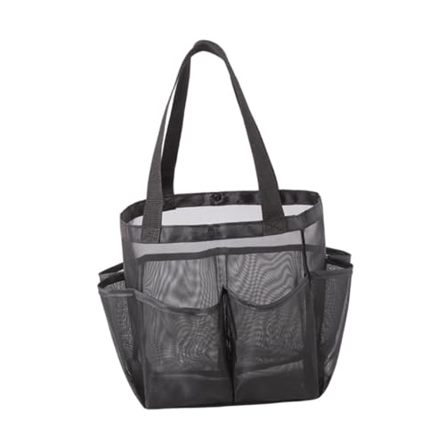 Sharplace Tragbare Duschtasche aus Netzstoff für Badezimmerzubehör, Duschtasche, Kulturbeutel, Organizer für Sommer, Camping und Fitnessstudio, Schwarz Sharplace Tragbare Duschtasche aus Netzstoff für Badezimmerzubehör, Duschtasche, Kulturbeutel, Organizer für Sommer, Camping und Fitnessstudio, Schwarz von Sharplace