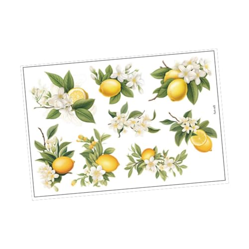 Sharplace Zitronengrüne Blätter Aufkleber Tapeten Ornament Moderne Wandtattoos Frische Aufkleber für Esszimmer Bürotür Wasserdicht Sharplace Zitronengrüne Blätter Aufkleber Tapeten Ornament Moderne Wandtattoos Frische Aufkleber für Esszimmer Bürotür Wasserdicht von Sharplace