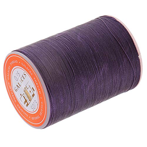 Sharplace aus Polyester 0,35mm stark gewachst zum Handnähen, Wachsband Gewachstes Weder Wachsschnur für, Lila Sharplace aus Polyester 0,35mm stark gewachst zum Handnähen, Wachsband Gewachstes Weder Wachsschnur für, Lila von Sharplace