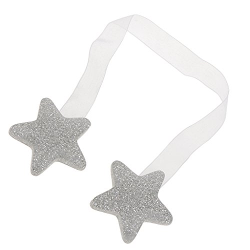 Sharplace Stern Magnet Raffhalter Clips Vorhang Band Halter, Silber von Sharplace