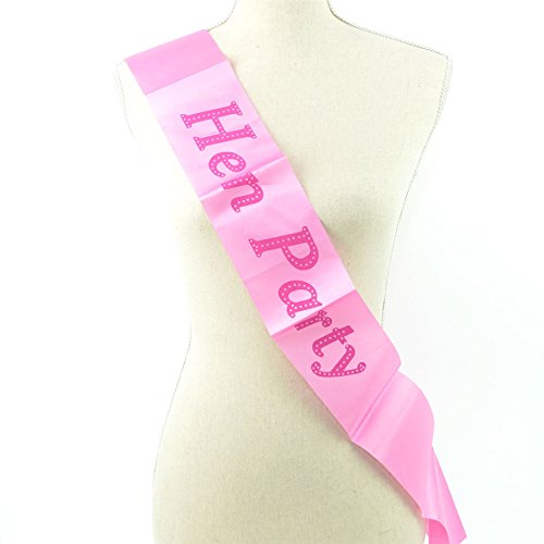 Shatchi SH1821-12 x Partyschärpen, für Junggesellinnenabschiede, für Brautpartys, Junggesellinnenabschiede, Hochzeit, Kostüm-Accessoires, Dekorationen von Shatchi