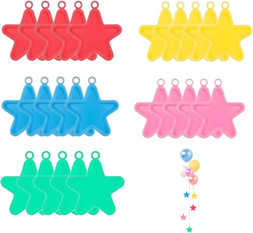 25 Stück Ballongewichte für Heliumballons – langlebige Ballonhalter für Partys, Hochzeiten, Geburtstage, Babypartys – robuste Gewichte für Tischdekoration und Dekorationen 25 Stück Ballongewichte für Heliumballons – langlebige Ballonhalter für Partys, Hochzeiten, Geburtstage, Babypartys – robuste Gewichte für Tischdekoration und Dekorationen von Shatore