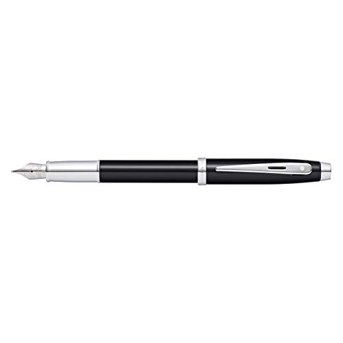 Sheaffer 100 Füllfederhalter mit M-Feder, Schwarz Lack mit Chrom Applikationen Sheaffer 100 Füllfederhalter mit M-Feder, Schwarz Lack mit Chrom Applikationen von Sheaffer