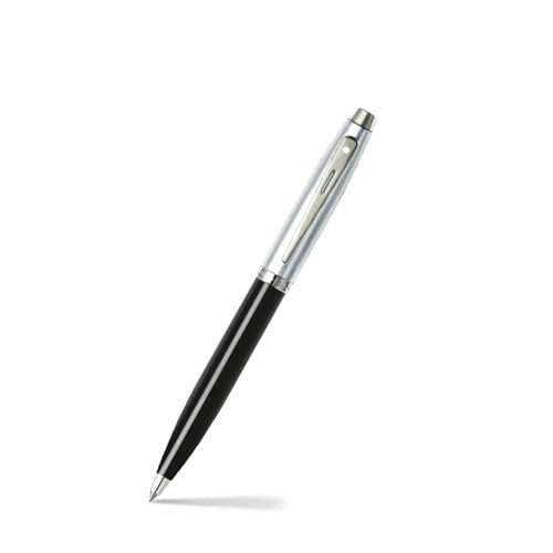 Sheaffer 100 Glanzschwarzer Lauf & gebürsteter Chrom Kappe Kugelschreiber von Sheaffer