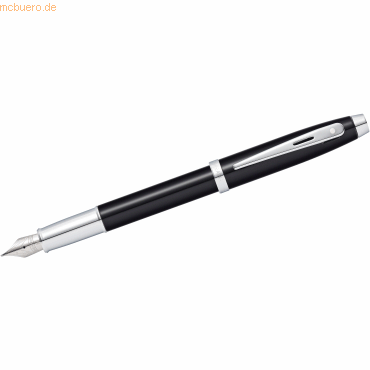 Sheaffer Füllhalter 100 Schwarzlack M-Feder Geschenkbox von Sheaffer