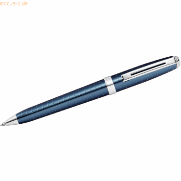 Sheaffer Kugelschreiber Prelude Blau horizontales Linienmuster Geschen von Sheaffer