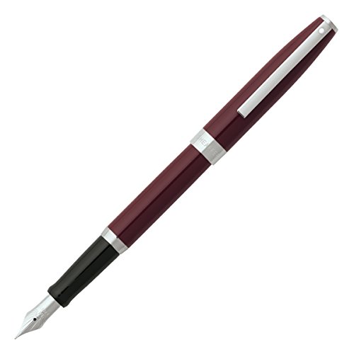 Sheaffer Sagaris Füllfederhalter, M-Feder, verchromte Elemente, Gloss Wine Sheaffer Sagaris Füllfederhalter, M-Feder, verchromte Elemente, Gloss Wine von Sheaffer