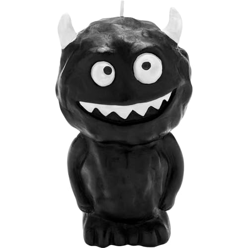 H:) PPY life Kerze figürlich Monster mit Spruch "Stärke" | Kerze in Monsterform, Höhe 7,5 cm, in Geschenkbox | lustiges Geschenk, witzige Deko, Halloween, Kindergeburtstag | 74169 von Sheepworld