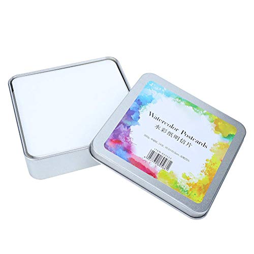 Premium-Aquarellpapier aus kaltgepresster Baumwolle - 20 Blatt, tragbares & säurefreies Papier für Malerei und Nassmedien von Sheens