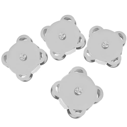 Sheens 10 Satz 18,5 MM Magnetische Tasche Verschlüsse für Handtasche Geldbörsen DIY Zubehör Taschen Jacken Abdeckungen(18,5 MM helle weiße handgenähte Magnetschnalle) von Sheens