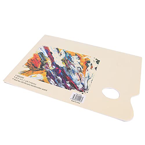 Sheens 30 Blatt Palettenblock, Abreißen Farbmischpalette Papier A3 Einweg-Farbmischpalette Malblock Künstler Acrylfarbe Mischen Zubehör für Ölgouache Aquarellmalerei Sheens 30 Blatt Palettenblock, Abreißen Farbmischpalette Papier A3 Einweg-Farbmischpalette Malblock Künstler Acrylfarbe Mischen Zubehör für Ölgouache Aquarellmalerei von Sheens