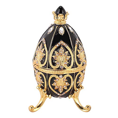 Sheens Königlichen Stil emailliertes Ei Metall Handwerk Halskette Ring Schmuckschatulle mit glänzenden Diamanten für Home Desktop Decor GeschenkBoxen & Kästen Sheens Königlichen Stil emailliertes Ei Metall Handwerk Halskette Ring Schmuckschatulle mit glänzenden Diamanten für Home Desktop Decor GeschenkBoxen & Kästen von Sheens