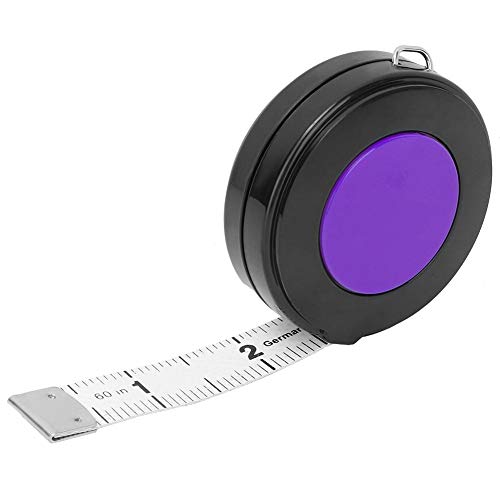 Soft Tape Measure Double Scale Einziehbares Maßband Schneiderkörpertuch Messlineal 150cm[Lila]Maßbänder von Sheens