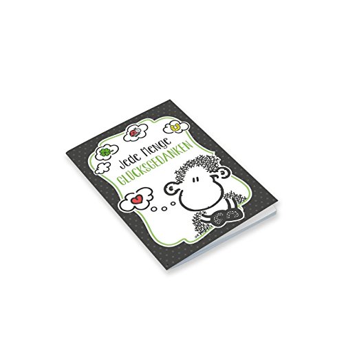 Sheepworld - 44776 - Notizheft, Nr. 4, Schaf, Jede Menge Glücksgedanken, A6, Blanko, 24 Blatt, geheftet Sheepworld - 44776 - Notizheft, Nr. 4, Schaf, Jede Menge Glücksgedanken, A6, Blanko, 24 Blatt, geheftet von Sheepworld