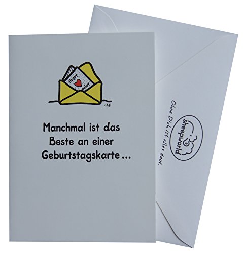 Sheepworld - 55005 - Klappkarte, Geburtstag, mit Umschlag von Sheepworld