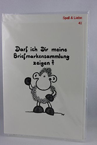 Sheepworld - 55172 - Klappkarte, Spaß und Liebe, mit Umschlag, Schaf, Darf ich Dir Meine Briefmarkensammlung Zeigen? Beeindruckend, ich weiß. Sheepworld - 55172 - Klappkarte, Spaß und Liebe, mit Umschlag, Schaf, Darf ich Dir Meine Briefmarkensammlung Zeigen? Beeindruckend, ich weiß. von Sheepworld