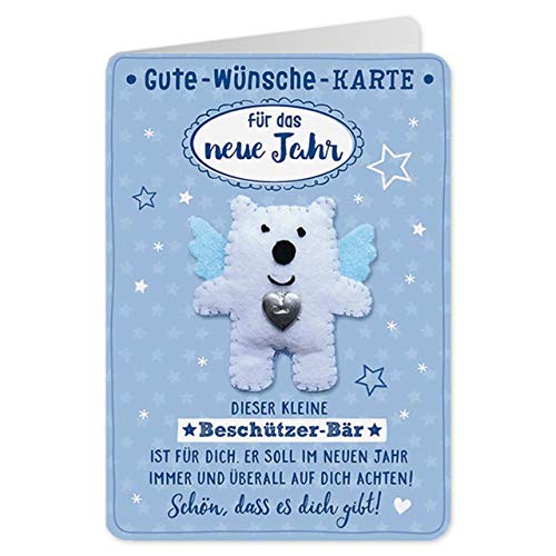 Sheepworld - 90485 - Klappkarte, mit Umschlag, Gute Wünsche Karte, Nr. 42, Für das neue Jahr Sheepworld - 90485 - Klappkarte, mit Umschlag, Gute Wünsche Karte, Nr. 42, Für das neue Jahr von Sheepworld