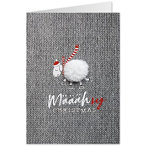Sheepworld - 90714 - Klappkarte, mit Umschlag, Weihnachten, Nr. 32, Schaf, Määähry Christmas, 16,5cm x 11,5cm Sheepworld - 90714 - Klappkarte, mit Umschlag, Weihnachten, Nr. 32, Schaf, Määähry Christmas, 16,5cm x 11,5cm von Sheepworld