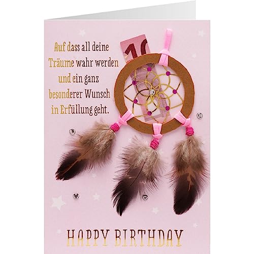 Sheepworld - 90871 - Klappkarte, mit Umschlag, Nr. 40, Lederkarte, Geburtstag, Traumfänger Sheepworld - 90871 - Klappkarte, mit Umschlag, Nr. 40, Lederkarte, Geburtstag, Traumfänger von Sheepworld