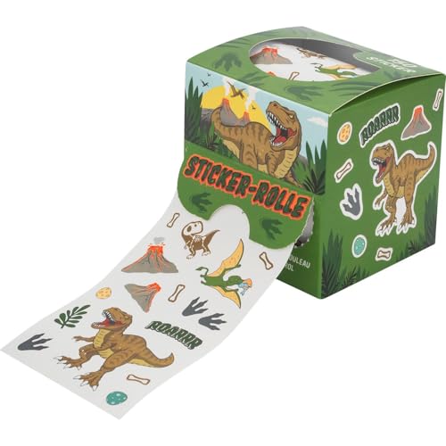 Sheepworld Stickerrolle Dino | mit 150 figürlichen Aufklebern, in verschiedene Größen, in Geschenkbox | Geschenk für Kinder, Kindergeburtstag, Geschenk Jungs, Schulanfang, Schultüte | 74307 Sheepworld Stickerrolle Dino | mit 150 figürlichen Aufklebern, in verschiedene Größen, in Geschenkbox | Geschenk für Kinder, Kindergeburtstag, Geschenk Jungs, Schulanfang, Schultüte | 74307 von Sheepworld