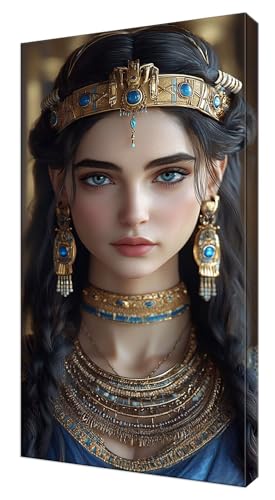 Diamond Painting Ägypten Frau, Groß XXL Diamond Painting Zubehör, 5D DIY Full Drill Diamanten Kinder Set, Bastelset Erwachsene und Anfänger, Mosaikherstellung, für Wohnzimmer Wand Deko 30x60cm J-502 Diamond Painting Ägypten Frau, Groß XXL Diamond Painting Zubehör, 5D DIY Full Drill Diamanten Kinder Set, Bastelset Erwachsene und Anfänger, Mosaikherstellung, für Wohnzimmer Wand Deko 30x60cm J-502 von Shejyn