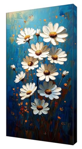 Diamond Painting Abstrakt Blume, Groß XXL Diamond Painting Zubehör, DIY Full Drill Diamanten Kinder Set, Bastelset Erwachsene und Anfänger, Mosaikherstellung, für Wohnzimmer Wand Deko 70x140cm J-550 von Shejyn