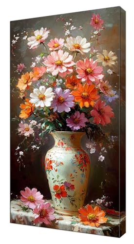 Diamond Painting Abstrakt Blume, Groß XXL Diamond Painting Zubehör, DIY Full Drill Diamanten Kinder Set, Bastelset Erwachsene und Anfänger, Mosaikherstellung, für Wohnzimmer Wand Deko 70x140cm J-551 von Shejyn
