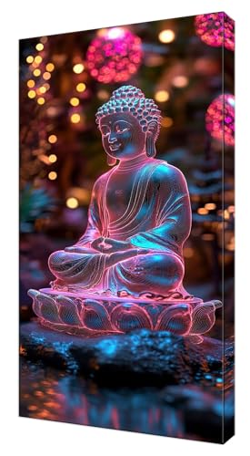 Diamond Painting Abstrakt Zen, Groß XXL Diamond Painting Zubehör, 5D DIY Full Drill Diamanten Kinder Set, Bastelset Erwachsene und Anfänger, Mosaikherstellung, für Wohnzimmer Wand Deko 70x140cm J-544 von Shejyn