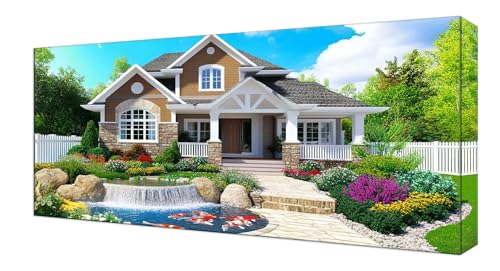 Diamond Painting Architektur Kabine, Groß XXL Diamond Painting Zubehör, DIY Full Drill Diamanten Kinder Set, Bastelset Erwachsene und Anfänger, Mosaikherstellung, Wohnzimmer Wand Deko 70x140cm J-484 Diamond Painting Architektur Kabine, Groß XXL Diamond Painting Zubehör, DIY Full Drill Diamanten Kinder Set, Bastelset Erwachsene und Anfänger, Mosaikherstellung, Wohnzimmer Wand Deko 70x140cm J-484 von Shejyn