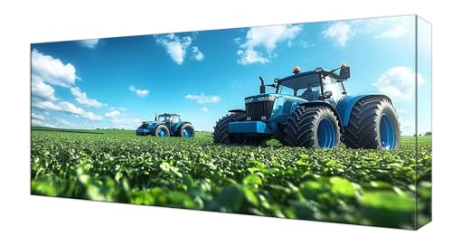 Diamond Painting Blauer Himmel Traktor, Groß XXL Diamond Painting Zubehör, DIY Full Drill Diamanten Kinder Set, Bastelset Erwachsene und Anfänger, Mosaikherstellung, Wohnzimmer Wand Deko 40x80cm J-459 Diamond Painting Blauer Himmel Traktor, Groß XXL Diamond Painting Zubehör, DIY Full Drill Diamanten Kinder Set, Bastelset Erwachsene und Anfänger, Mosaikherstellung, Wohnzimmer Wand Deko 40x80cm J-459 von Shejyn