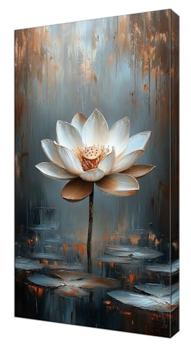 Diamond Painting Kinder, Abstrakt Lotus Großes XXL 80x160cm Diamond Painting Erwachsene Zubehör, 5D DIY Strass Stickerei Kreuzstich Diamant Kunst Kits,Kreativ Set Erwachsene Home Wand Dekoration J-548 von Shejyn