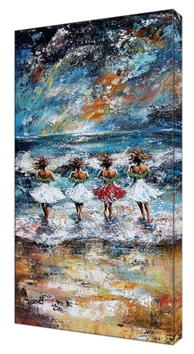Diamond Painting Kinder, Abstrakt Mädchen Großes 50x100cm Diamond Painting Erwachsene Zubehör, 5D DIY Strass Stickerei Kreuzstich Diamant Kunst Kits, Kreativ Set Erwachsene Home Wand Dekoration J-561 von Shejyn