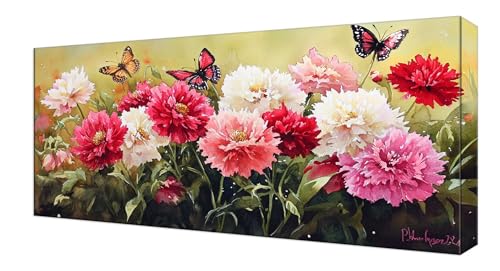 Diamond Painting Kinder, Schmetterling Blume Großes XXL 50x100cm Diamond Painting Erwachsene Zubehör, 5D DIY Strass Stickerei Kreuzstich Diamant Kunst Kits, Kreativ Set Erwachsene Home Dekor J-450 Diamond Painting Kinder, Schmetterling Blume Großes XXL 50x100cm Diamond Painting Erwachsene Zubehör, 5D DIY Strass Stickerei Kreuzstich Diamant Kunst Kits, Kreativ Set Erwachsene Home Dekor J-450 von Shejyn